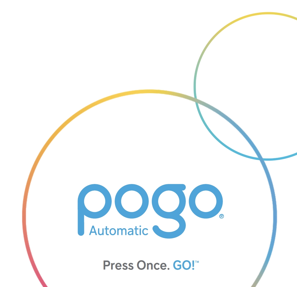 Background graphic image of POGO Automatic logo design