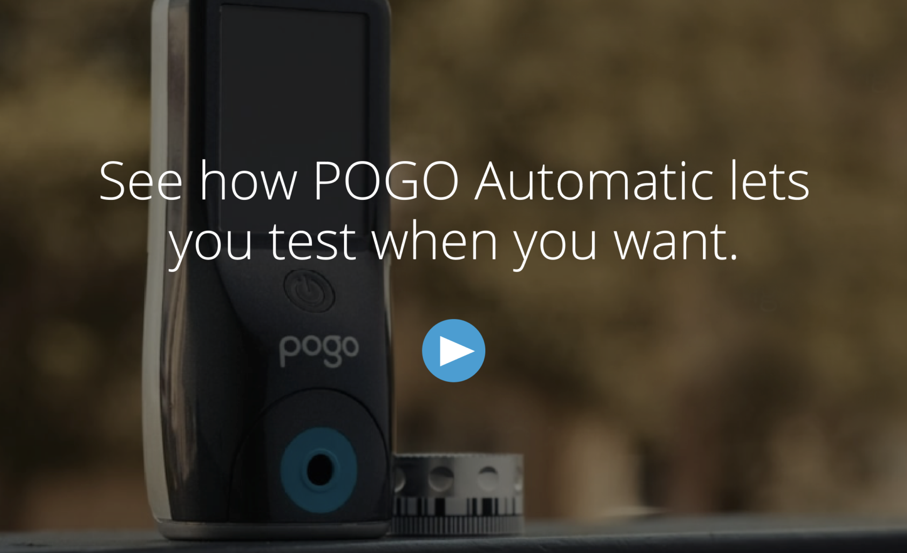 See how POGO Automatic lets you test when you want. (Video)